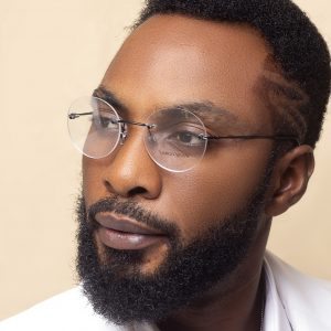 giorgio armani rimless eyeglasses