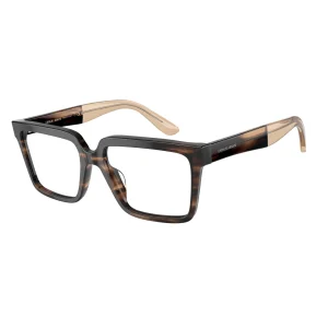 AR 7230U 5958 Shiny Striped Brown Men Eyeglasses