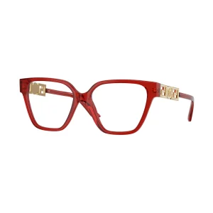 VE 3358B 5476 Transparent Red Eyeglasses