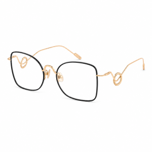 Clary Gray  NAPOLITAN 24k GoldPlated Eyeglasses (Gold/Black)